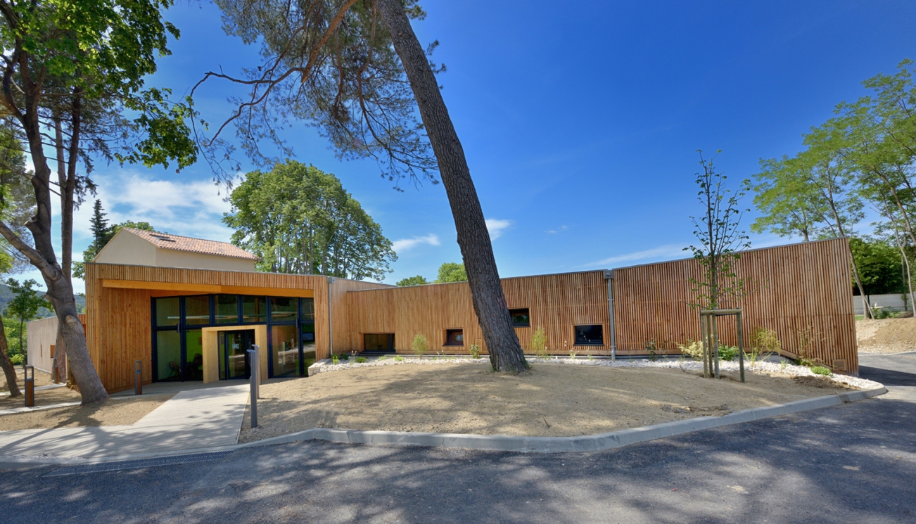 Réalisation bois : OSSATURE BOIS crèche Vaison