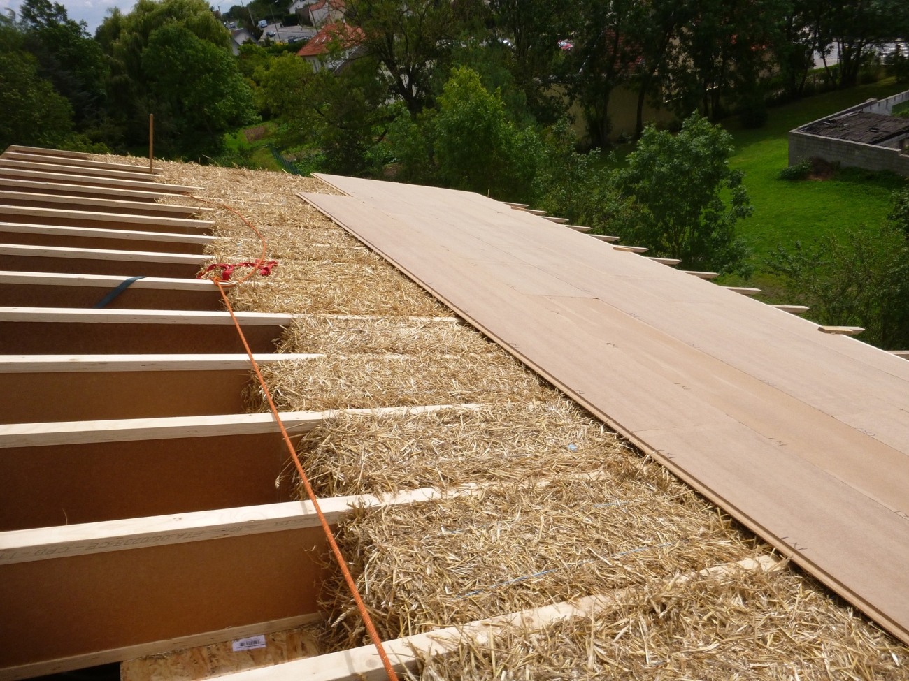 Réalisation paille Art sur Meuse