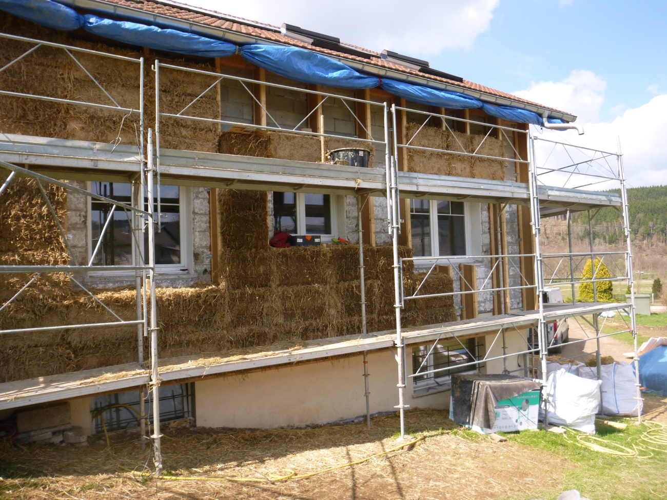 Réalisation paille Ban de Laveline